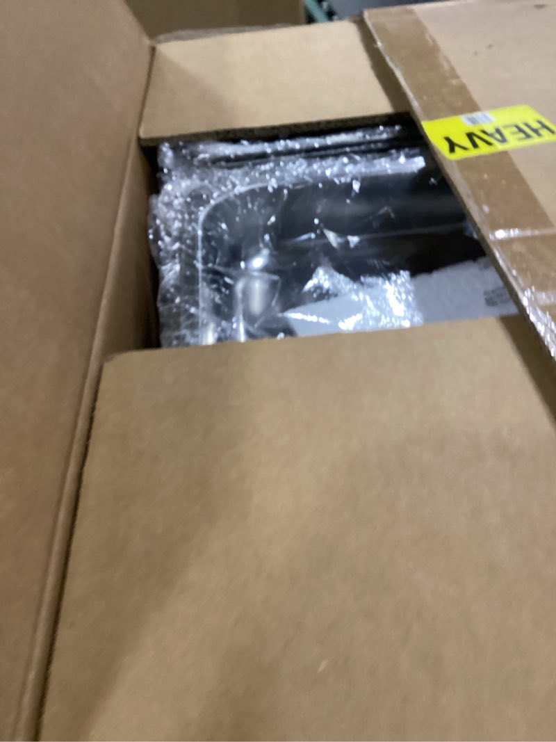 Condition photo showing As Is for sifer Chafing Dishes for Buffet 9Qt 4 Pack [Multi-Size Food Pans] | Chafing Dishes with 80% Faster [Screwless Installation] and Stacking Design [Easy Storage] for Fathers Day Party/Wedding, Silver 4 Silver