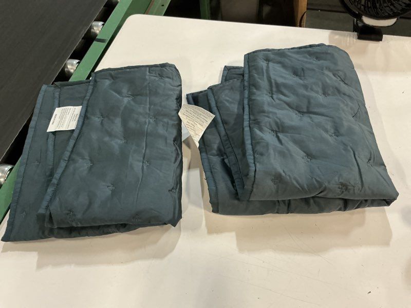 Condition photo showing Good Condition for ( 2pack ) quince bamboo dream quilted sham set 20x26 color nightfall