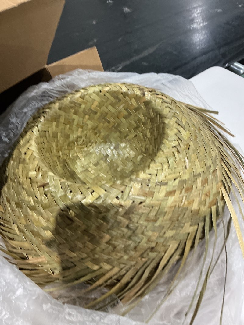 Condition photo showing Good Condition for for adult beachcomber hat luau farmer hats for summer party