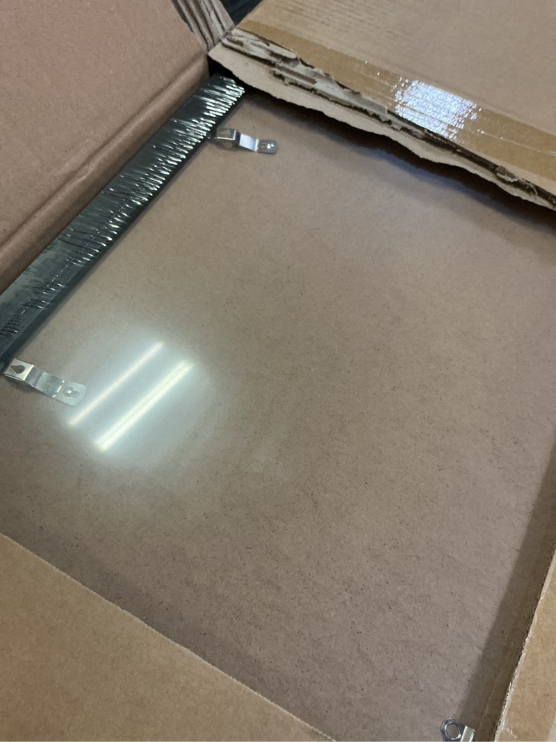 Condition photo showing Good Condition for 4x5 picture frame black for wall hanging or tabletop, wall mounting horizontally or vertically, 4 x 5 wall gallery poster photo frame with shatter resistant plexiglass, black black 4x5 inch