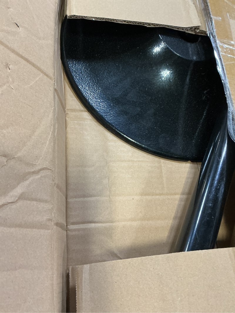Condition photo showing Good Condition for maxdot single metal stand for gumball machine candy popcorn vending cast iron 28'' tall with 16'' round base compatible for small capsule machines replacement part, black only the stand single stand black