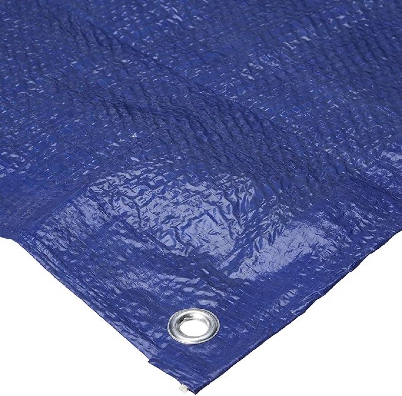 (Similar) Bazic 4'x6' Tarp - Multipurpose Cover or Great Tent for Gardening Camping Traveling Weather-Resistant Small Size Tarpaulin