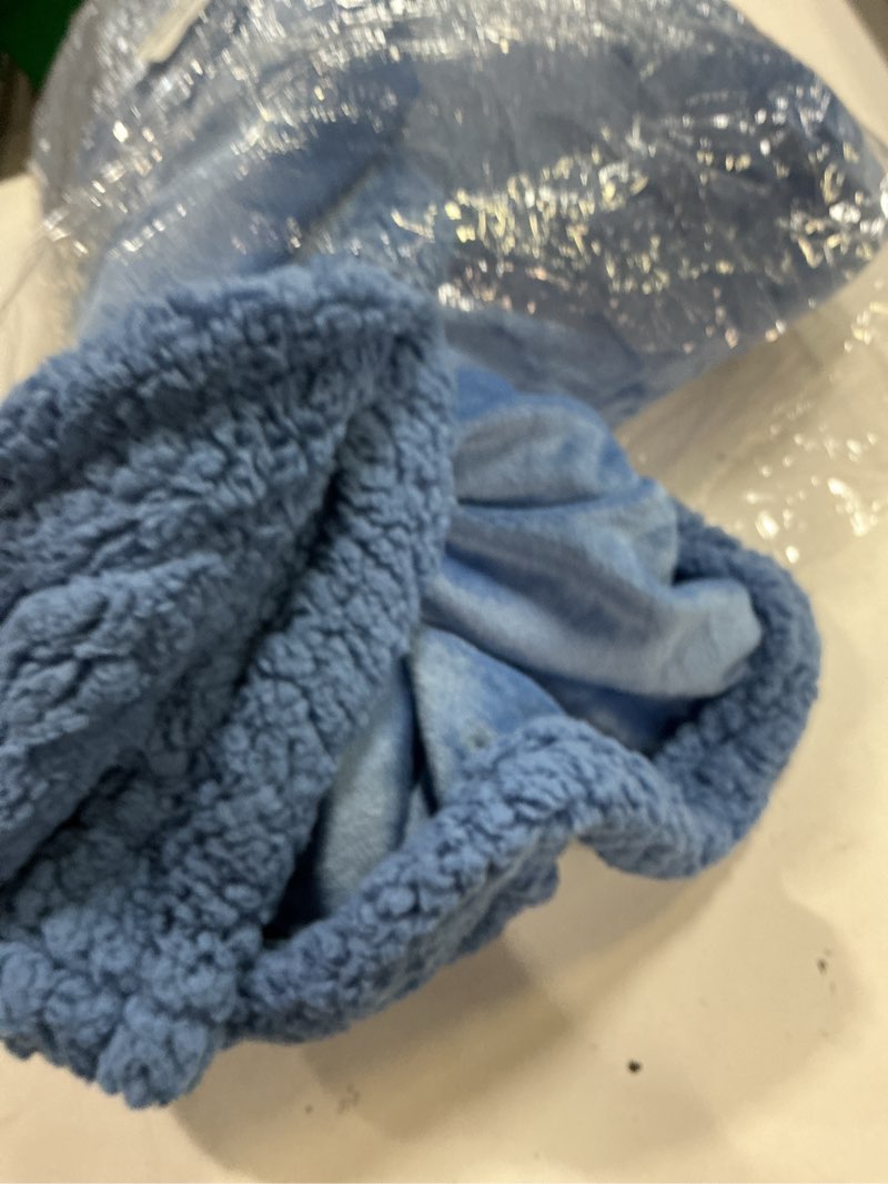 Condition photo showing Good Condition for Heated Blanket Full Size Electric Blanket 72" x 84" with 5 Levels Heating & 10Hs Auto Off, Silky Microplush Flannel & Warm Sherpa Fabric, Machine Washable, Great Christmas Birthday Gifts, Demin Blue 04-demin Blue Full (72x84)