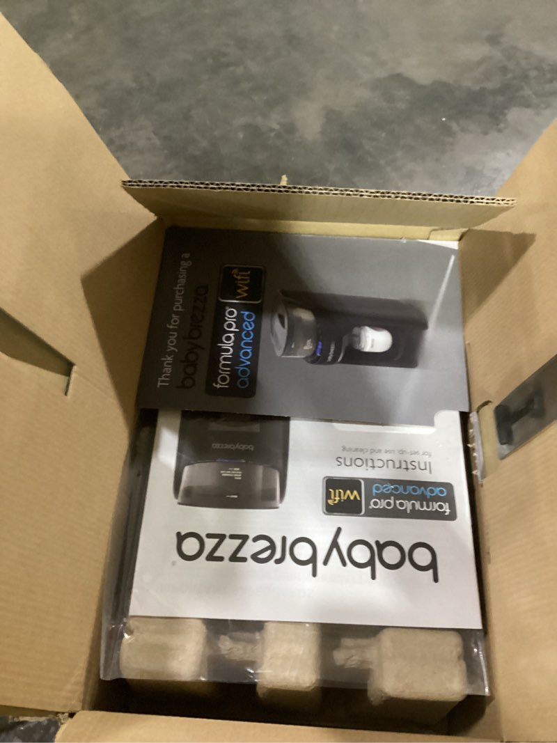 Condition photo showing Good Condition for Baby Brezza Formula Pro Advanced WiFi Formula Dispenser - Automatically Mix a Warm Formula Bottle From Your Phone Instantly – Easily Make Bottle With Automatic Powder Blending Machine, Black