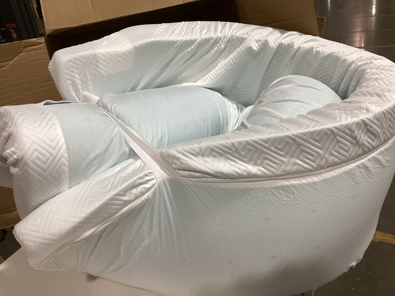 Condition photo showing As Is for foam mattress topper