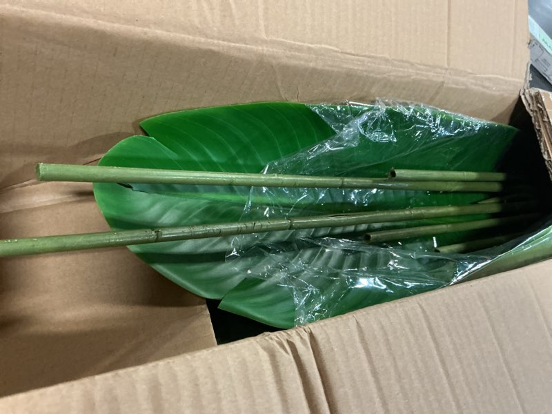 Condition photo showing Good Condition for Artificial Bird of Paradise Plant 6 Ft Tall Fake Banana Leaf Plant for Indoors and Outdoors,Faux Palm Tree with Plastic Pot for Office and Home Decor,L180