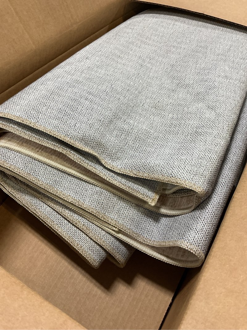 Condition photo showing Good Condition for zesthome 8x12 area rugs,stain resistant washable rug,ultra-thin rugs for living room,bedroom,non-slip backing home decor large area rug (beige,8'x12') beige/grey 8' x 12' (rectangular)