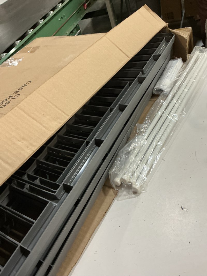 Condition photo showing Good Condition for IRIS USA 24" Exercise 4-Panel Pet Playpen with Door, Dog Playpen, Puppy Playpen, Small and Medium Dogs, Keep Pets Secure, Easy Assemble, Rust-Free, Heavy-Duty Molded Plastic, Customizable, Gray 4-Panel w/ Door Gray