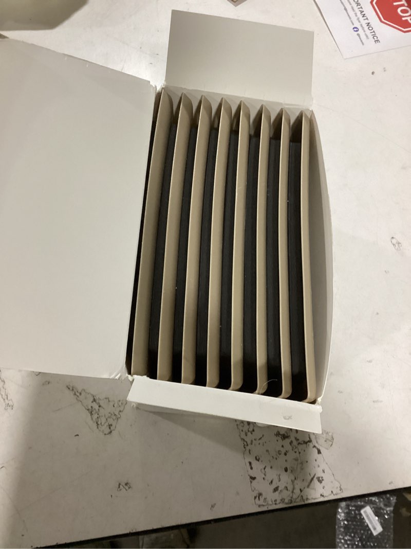 Condition photo showing Good Condition for 8 Pack Furniture Sliders for Carpet, 8-1/5"x 5-1/2" Large Furniture Sliders, Sliders for Furniture on Carpet Surface, Make Heavy Furniture Moving a Breeze! 8 1/5 x 5 1/2 inch