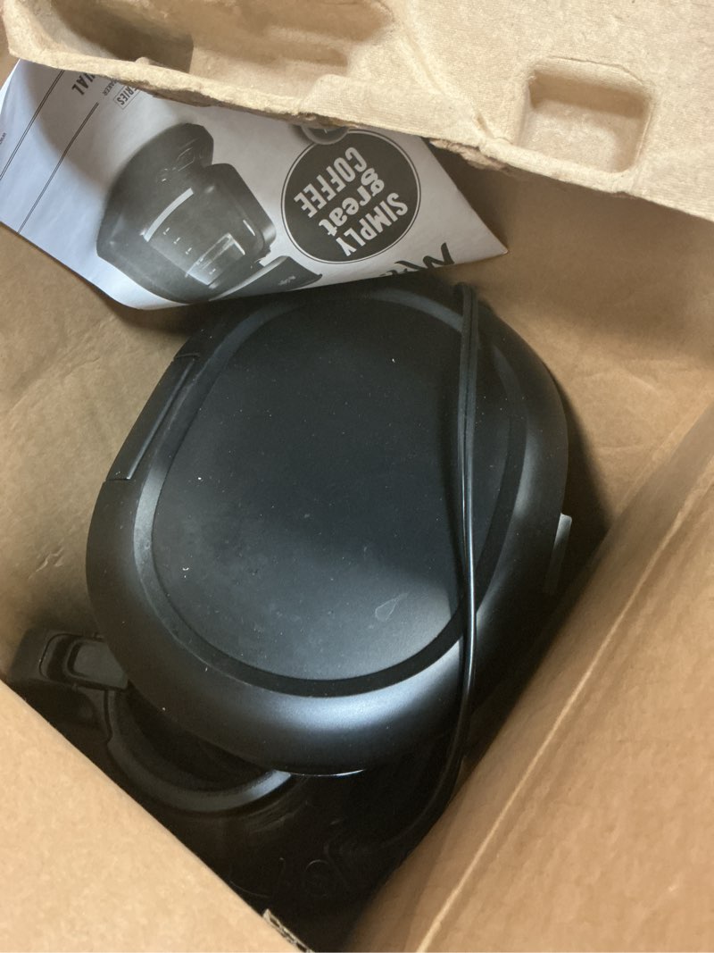 Condition photo showing As Is for Mr. Coffee® 12-Cup Programmable Coffeemaker, Brew Now or Later Coffee Maker