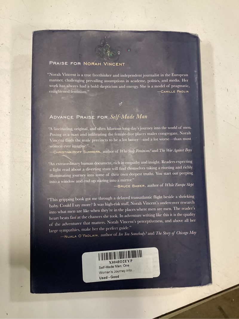 Condition photo showing New/Like New for Self-Made Man: One Woman's Journey into Manhood and Back Again