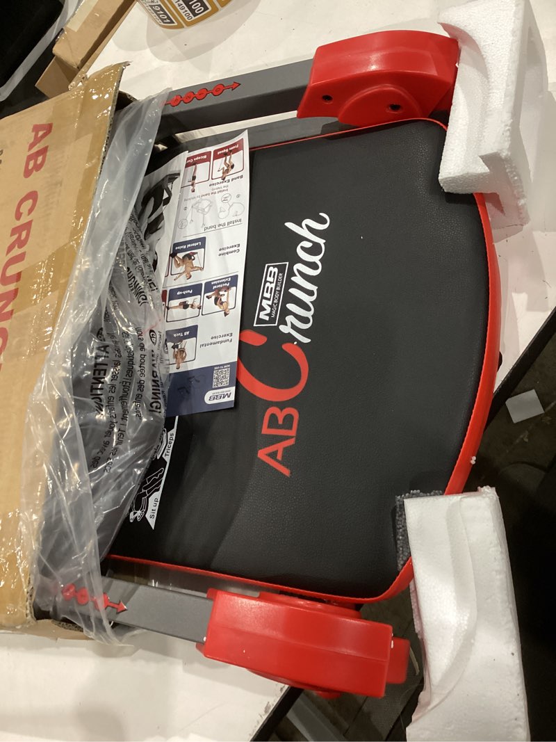 Condition photo showing Good Condition for ab machine ab workout equipment sit up machine & exercise equipment ab crunch machine for stomach workout ab core trainer abdominal machine for home gym with resistance bands