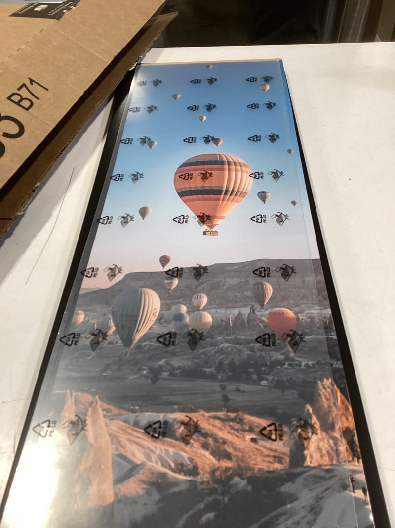 Condition photo showing As Is for 8x24 Picture Frame for Wall Display, 8x24 Black Picture Frame with Shatter Resistant Plexiglass, Stable and Sturdy 8 x 24 Poster Frame for Wall Display, Handpicked Gift Collection, 1 Pack