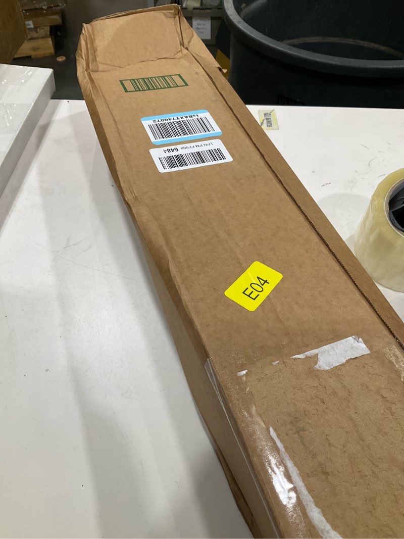 Condition photo showing Good Condition for 32” Framed Shower Door Drip Rail with Vinyl Sweep, Chrome Shower Door Bottom Water Deflector with Screws 32A