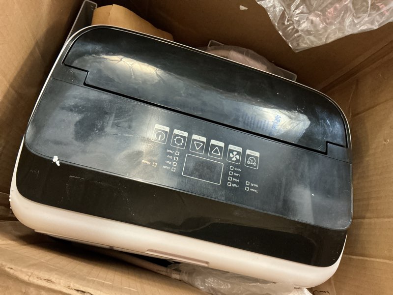 Condition photo showing As Is for SereneLife 14000 BTU Ultra Quiet Portable Inverter Air Conditioner, Smart Cooling & Heating with WiFi, Energy Efficient, For Bedrooms, Living Spaces & Offices, 650 Sq Ft Coverage 14,000 BTU + HEAT