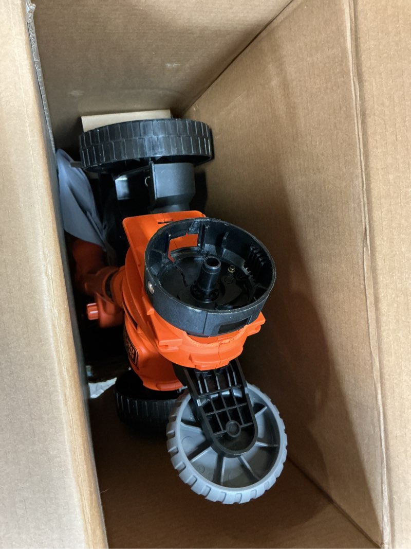 Condition photo showing As Is for BLACK+DECKER 3-in-1 Corded Lawn Mower, String Trimmer & Edger, 12-Inch (BESTA512CM)