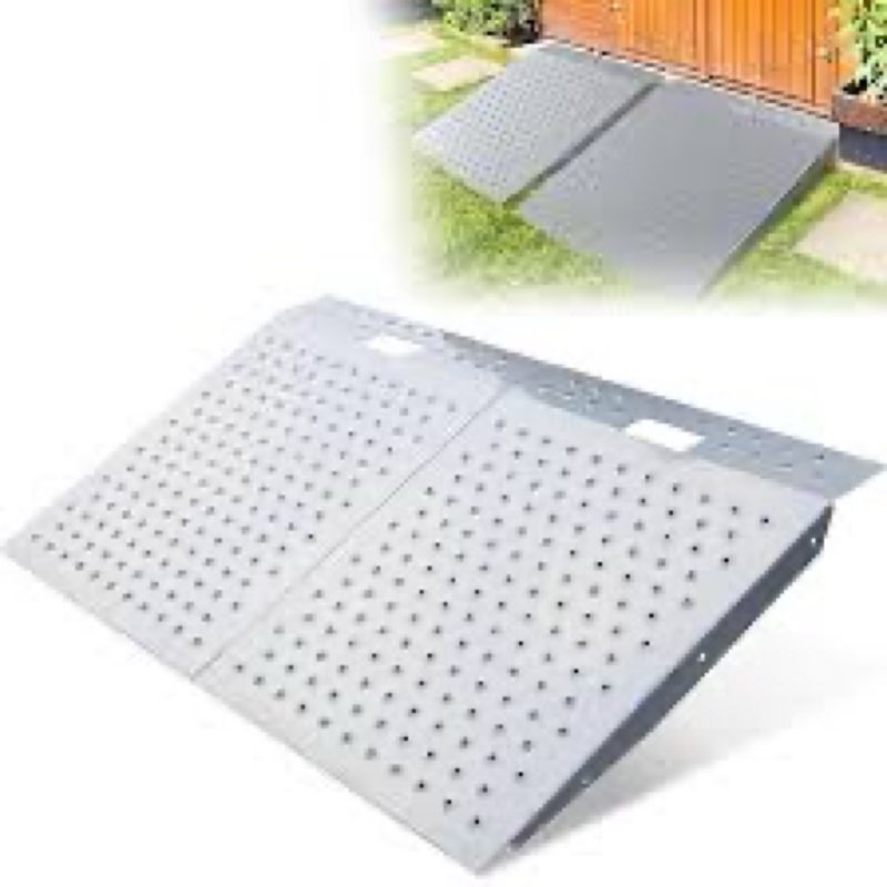 shed ramp 2pc, loading ramp for riding mower, 29" l x48 w, 1500 lbs capacity, shed storage ramps for sheds, garages, barns, atv, lawnmower, golf cart, sturdy anti-slip ramps 29"l x 48"w