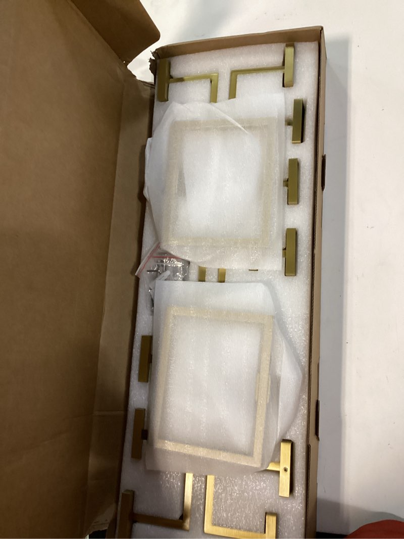 Condition photo showing New/Like New for turs brushed gold 10-piece bathroom hardware accessories set towel bar holder set sus304 stainless steel towel racks for bathroom wall mounted, 23.6-inch set b 10-pieces set brushed gold