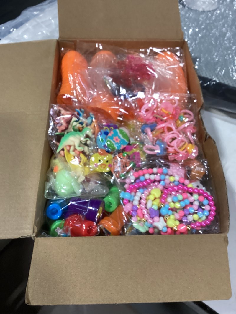 Condition photo showing New/Like New for 300 pcs bulk easter eggs filled with toys inside 100 pack easter egg fillers easter eggs stuffed plastic easter basket stuffers easter egg hunt party favors kids boys girls