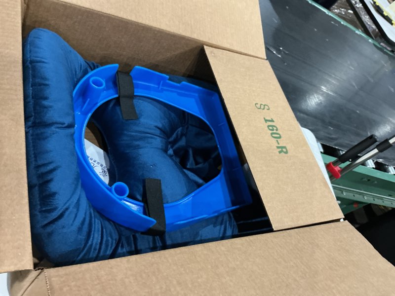 Condition photo showing Good Condition for Face Down Pillow After Eye Surgery Vitrectomy - Adjustable Eye Surgery Pillow for Prone Sleeping, Eye Massage, and Physical Therapy, 2 Sided Warm or Cool - Blue