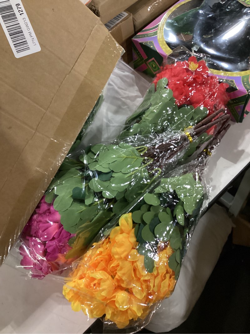 Condition photo showing Good Condition for 16 bundles artificial camellia for front door outside - faux uv resistant real looking camellia flowers fake silk bouquets plants for garden window farmhouse home spring summer decor (mixed color) 16 mixed color