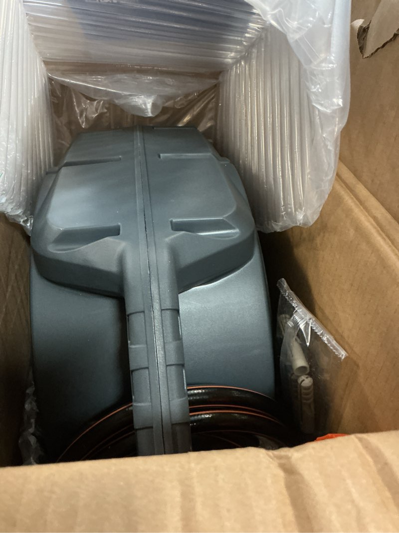 Condition photo showing As Is for Giraffe Tools Hose Reel 1/2‘’ 78 ft, Heavy Duty Retractable Garden Hose Reel with Any Length Lock, Slow Return System, Wall Mounted and 180 Deg Swivel Bracket 1/2 78FT