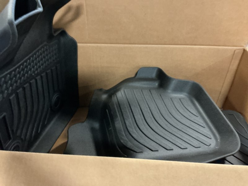Condition photo showing Good Condition for Hutisya-Floor Mats & Cargo Liner Set Fit for MINI Countryman F60 (Not for Manual Transmission) 2017-2024 All Weather Protection Anti-Slip & Durable TPE Full Set Liners Automotive Accessories-Black For MINI Countryman 2017-2024 Full Set