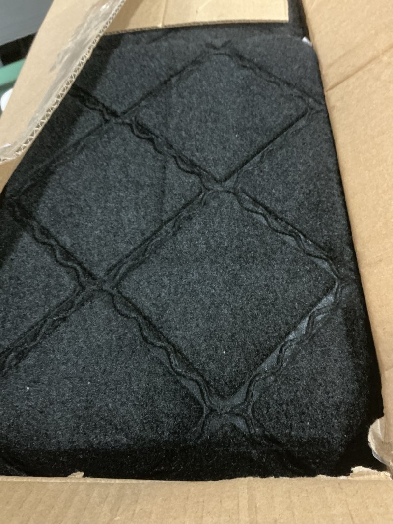 Condition photo showing Good Condition for Stair Treads for Wooden Steps 15pcs - 8x30in Carpet Stairs Runner Indoor Non-Slip Stair Mats for Kids Elders and Pets 8x30in Cube Black 15