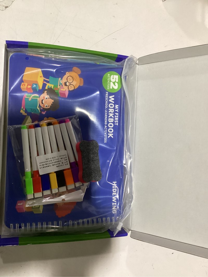 Condition photo showing New/Like New for Preschool Learning Activities Educational Workbook: Preschool Handwriting Tracing Books | Autism Learning Materials | Alphabet Learning Toys | Pre k Workbooks | Montessori Busy Book for Kids Ages 3-5