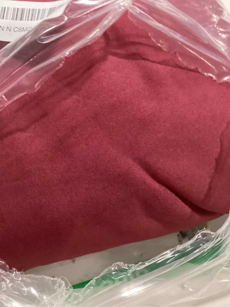 Condition photo showing New/Like New for extra deep queen sheet set - 6 piece breathable and cooling sheets - hotel luxury bedding for women, men, kids & teens - easy secure fit - soft, wrinkle free and comfy - extra deep pockets - burgundy 25 - burgundy queen