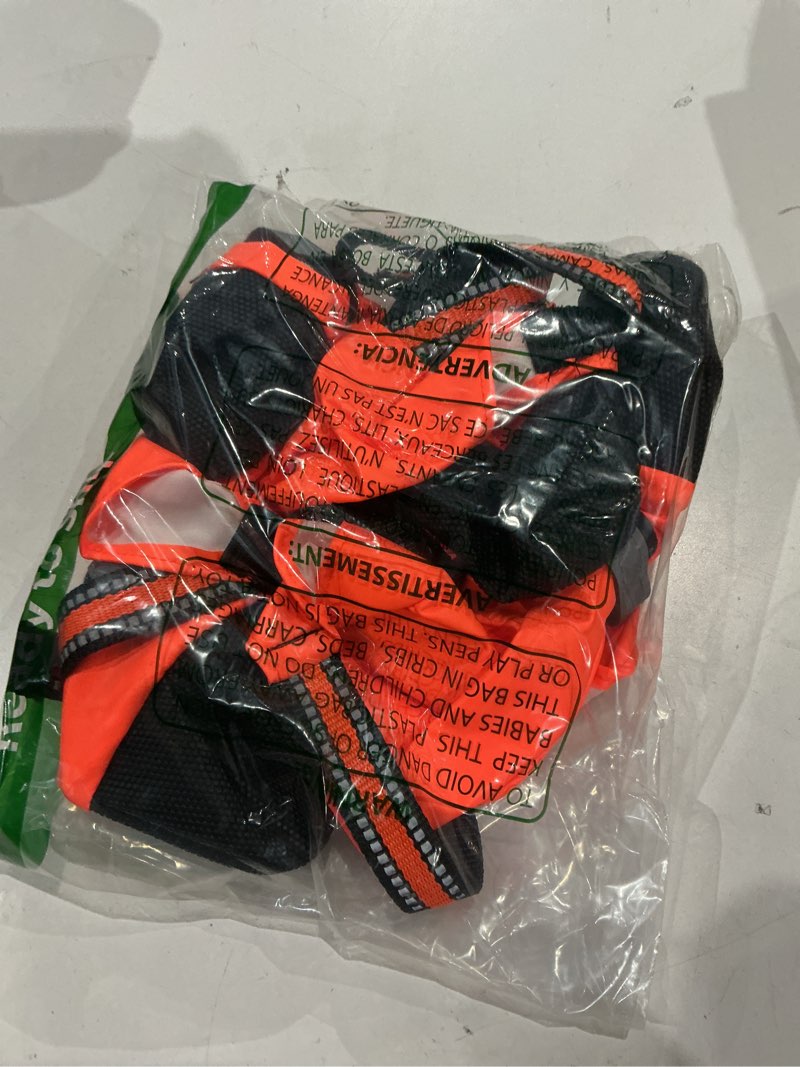 Condition photo showing As Is for Dog Suspender Boots, Anti-Slip & Fall Waterproof Dog Shoes Leggings, Dog Paw Protector for Small Medium Dogs, Adjustable Dog Boots Pet Shoes for Outdoor Walking L Black