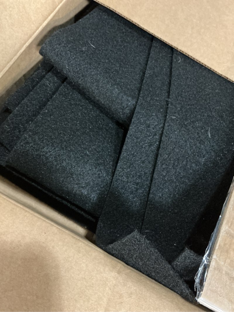 Condition photo showing As Is for Bbox Black Carpet Non-Woven Fabric | Length: 72 inch (6 ft.), Width: 72 inch (6 ft.) | for Speaker Sub Box Carpet Home, Auto, RV, Boat, Marine, Truck & Car Trunk Liner Black 72x72