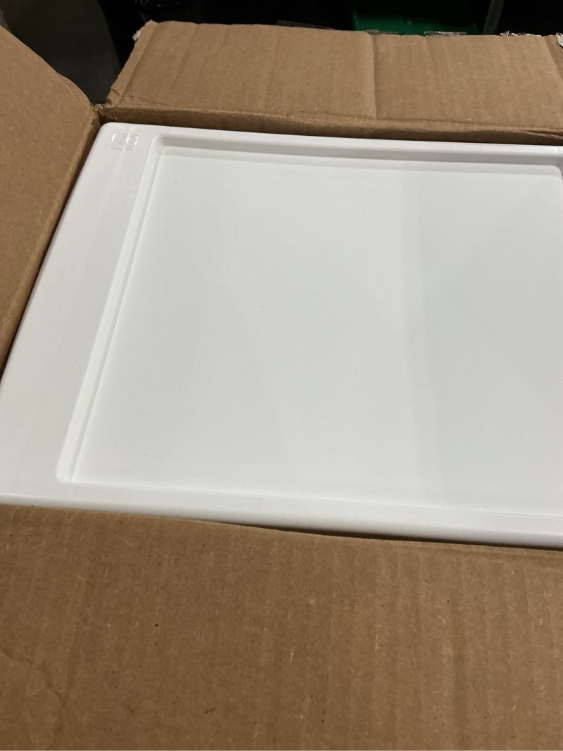 Condition photo showing New/Like New for iris usa plastic stacking desk top 3-drawer storage organizer, 2-pack, for makeup vanity nail polish bathroom stationery art craft supplies kitchen office garage and small organization, medium, white medium - 2 pack white