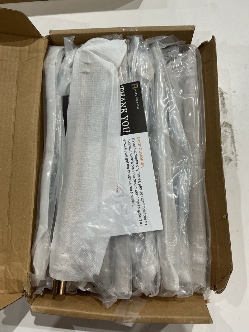 Condition photo showing Good Condition for amerdeco 10 pack champagne bronze cabinet pulls 7.5 inch(192mm) hole centers kitchen cabinet handles cabinets hardware drawer pulls zh0050 7.5"/192mm hole center 10 pack champagne bronze