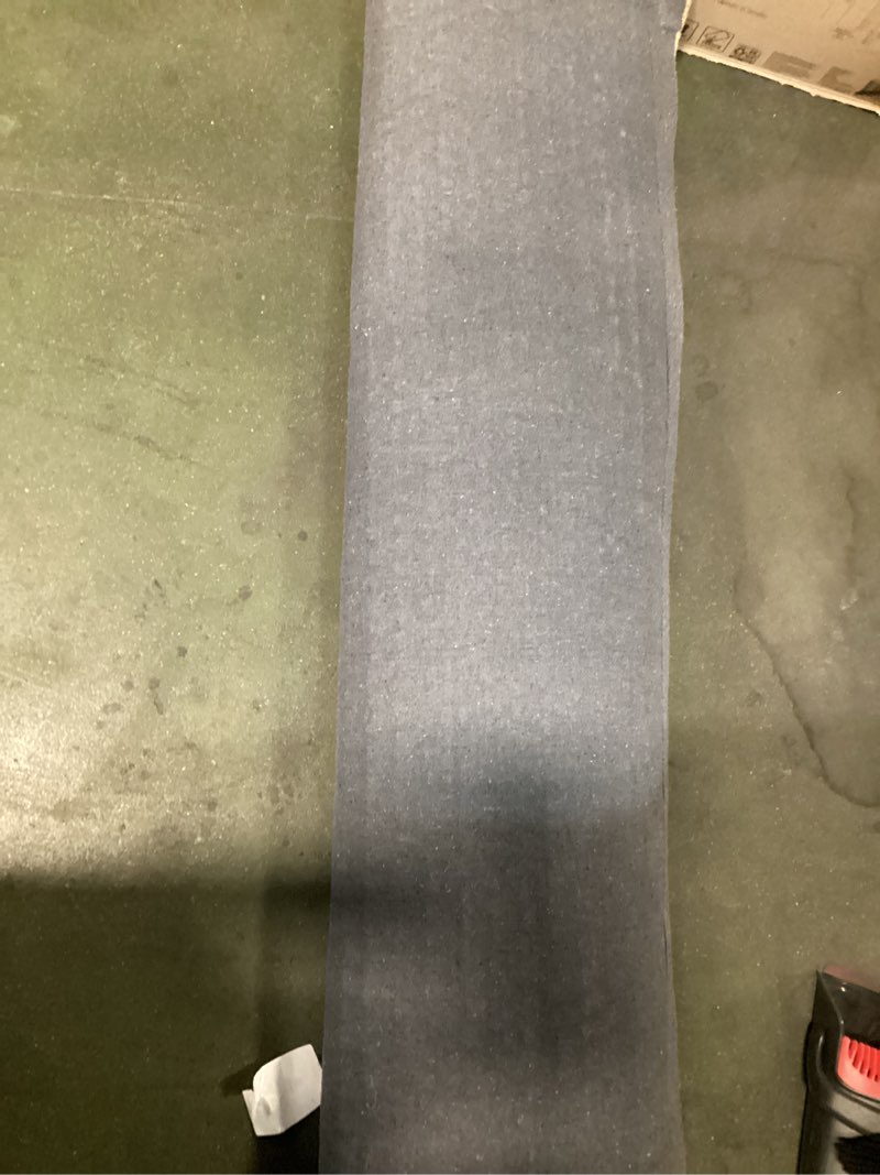 Condition photo showing As Is for 100+ bought last week allen + roth Speckled Dunes 5 x 8 (ft) Loomed Jute Natural Ivory Rectangular Indoor Professionally