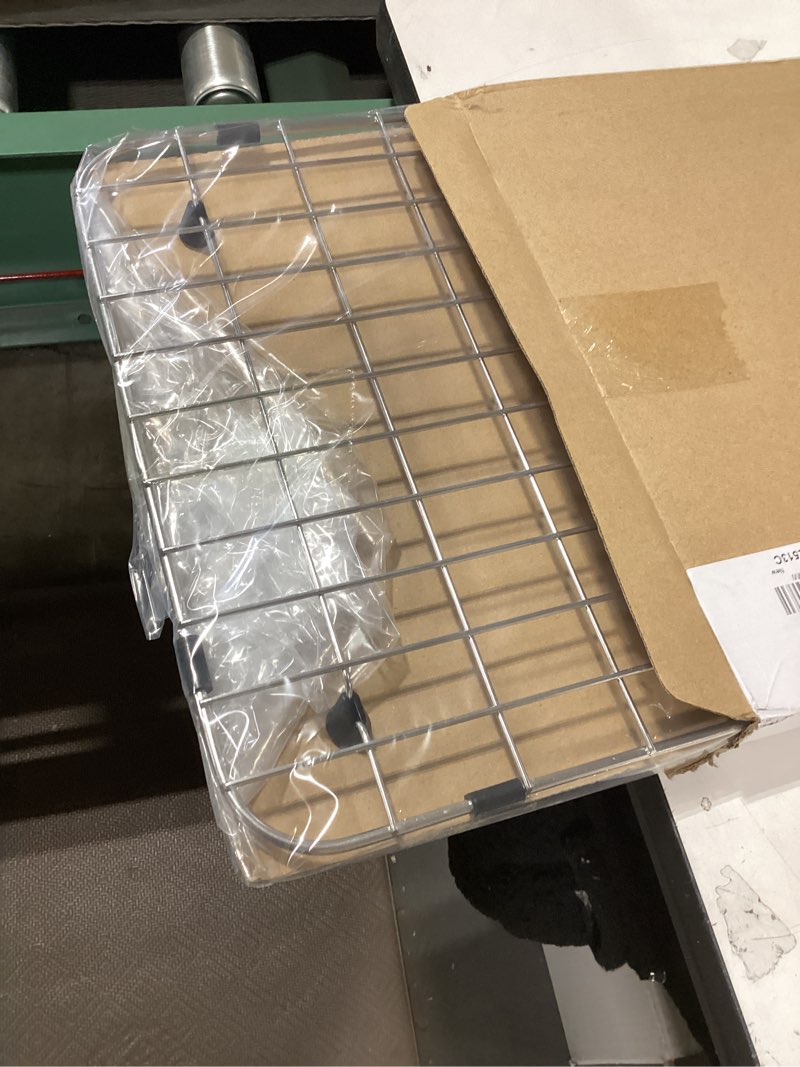 Condition photo showing New/Like New for serene valley 25-1/8" x 12-7/8" sink grid, centered drain with corner radius 1-1/2", nlw2513c