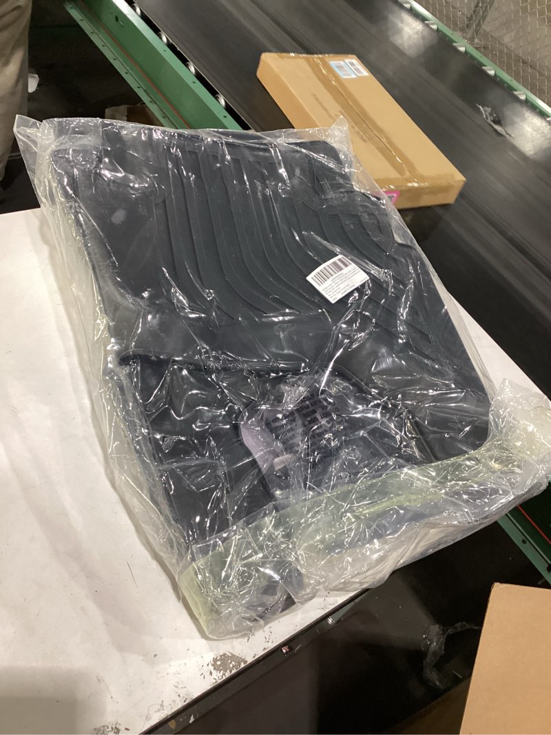 Condition photo showing New/Like New for floor mats custom for 2024-2026 toyota land cruiser 1958 & land cruiser all weather protection tpe heavy duty non-slip automotive floor liners fits front& 2nd row full set accessories, black 23) for land cruiser 2024-2026