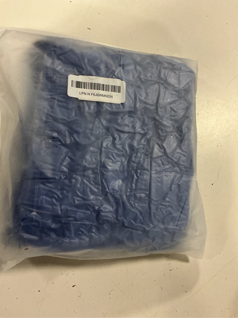 Condition photo showing New/Like New for qubjus 2 pack round cocktail tablecloths stretch table skirt - 32x43 inch bar high top stylish and elegant cocktail table covers for parties, weddings, holidays - blue blue 2 pack - 32"x43"