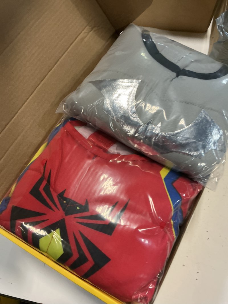 Condition photo showing New/Like New for jeowoqao costumes for kids boys dress up clothes for role play, boys muscle chest dress up costumes with policeman, fireman costume for toddler boy 3 4 5 6 years christmas birthday gifts