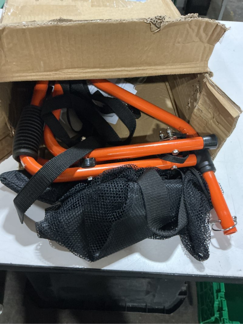Condition photo showing Good Condition for Kayak Cart – 150 Lbs Capacity Canoe Dolly with Airless Tires, Foldable Aluminum Frame, and Carrying Bag for Personal Watercraft by Rad Sportz (Orange)