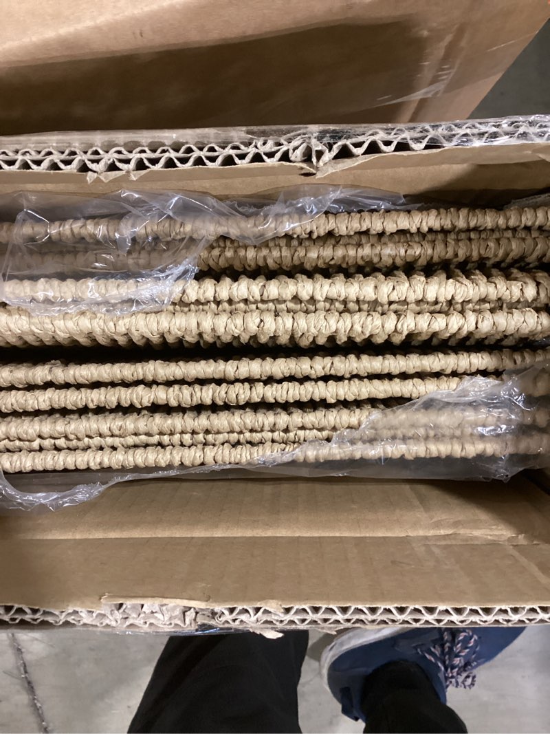 Condition photo showing Good Condition for Foldable Storage Baskets with Handles Paper Rope Storage Baskets Rectangle Collapsible Hand Woven Storage Cubes Bins for Organizing Shelves Living Room Bedroom Pantry (4, 13'' x 13'' x 13'') 13'' x 13'' x 13'', set of 4 Natural