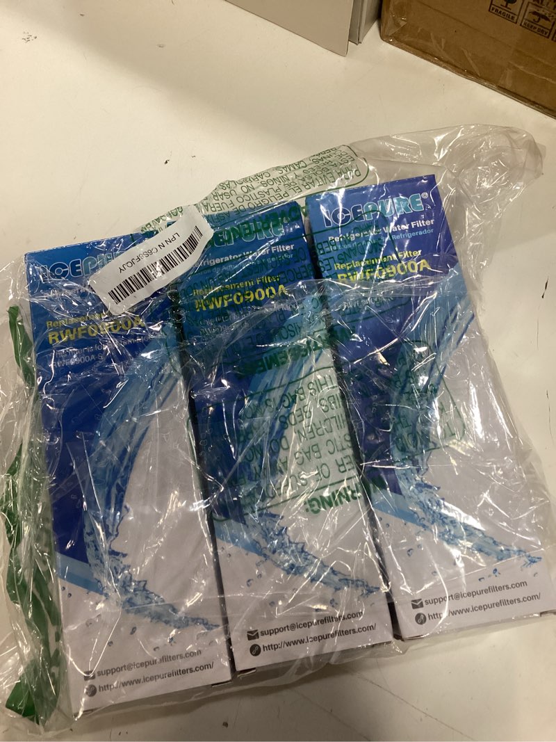 Condition photo showing New/Like New for icepure ukf8001 compatible with whirlpool edr4rxd1, 4396395, maytag ukf8001, ukf8001axx, everydrop refrigerator water filter 4, rfc0900a, ukf8001axx-200, ukf8001p, 469006, pur, puriclean ii, pack of 3