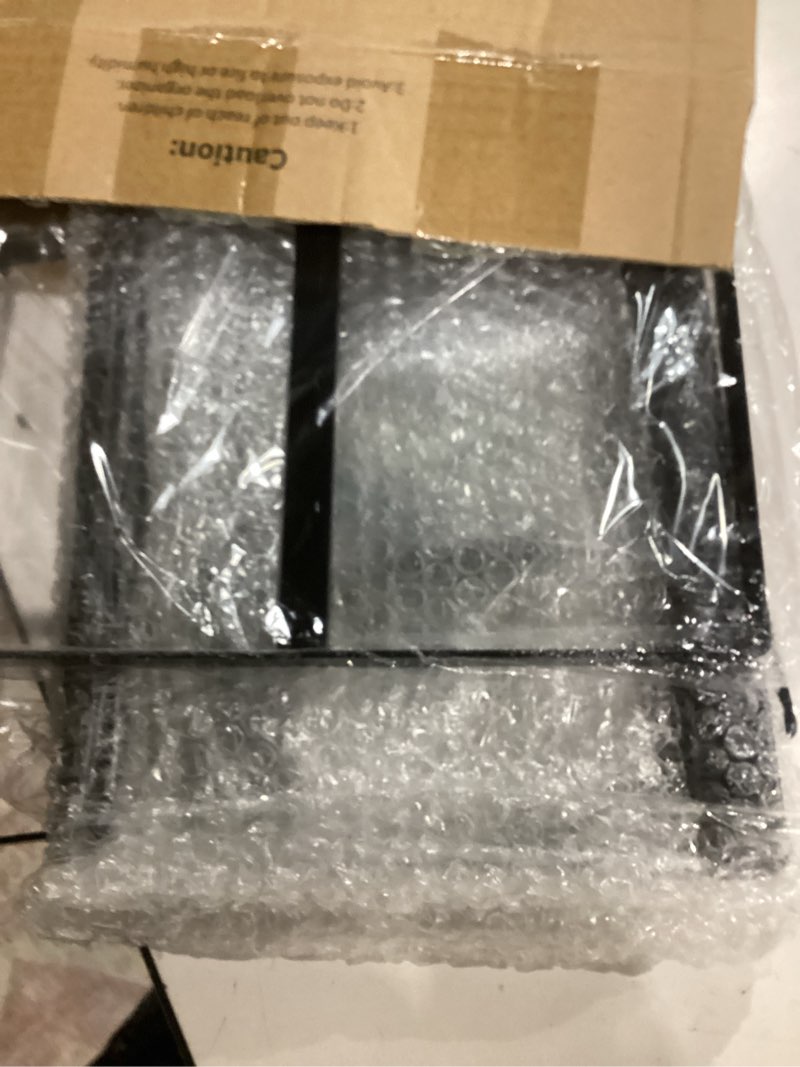 Condition photo showing Good Condition for Expandable Cabinet Organizer, Metal Pantry Organizer Spice Rack Storage Shelves for RV,Kitchen, Pantry, Cupboards, Under Sink and Counter Storage,Office,Adjustable Shelf,Black Large 14–26"L × 8"W × 10"H Black