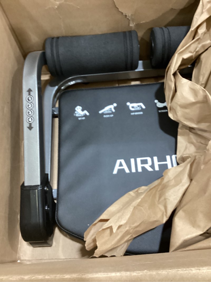 Condition photo showing Good Condition for AIRHOP Ab Machine for Stomach Workout, Abs Workout Equipment for Sit Up Exercise, 4-Speed Adjustable Ab Trainer Machine with Automatic Rebound, Home Gym Abdominal Exercise Equipment for All Ages
