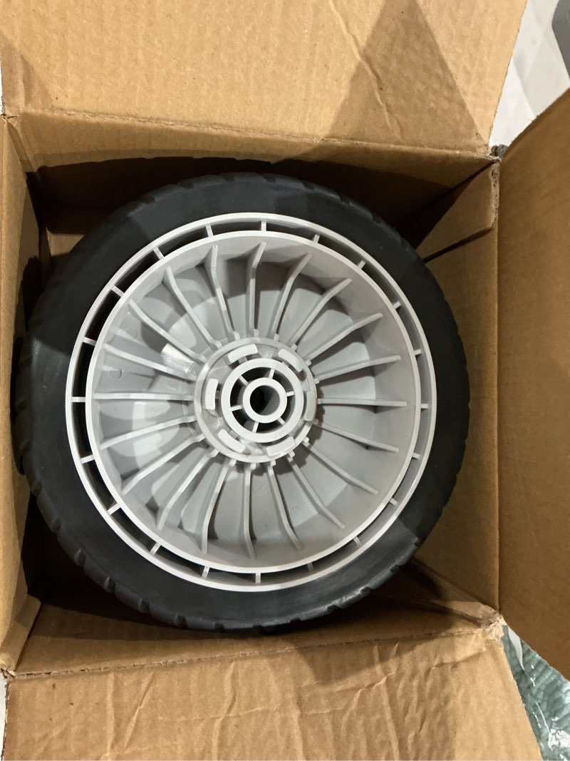 Condition photo showing Good Condition for hrr216 lawn mower wheels 2 front wheels 44710-vl0-l02zb compatible with honda hrr216 hrt216 hrs216 lawn mower 2x front wheels