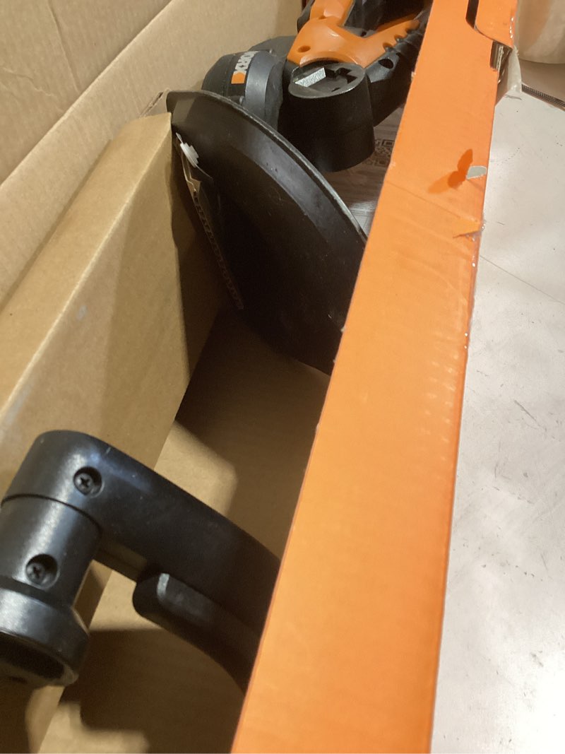 Condition photo showing Good Condition for worx 22" cordless hedge trimmer, electric hedge trimmer with dual-action blades, lightweight bush trimmer with 5.5 lbs, battery & charger included, wg261