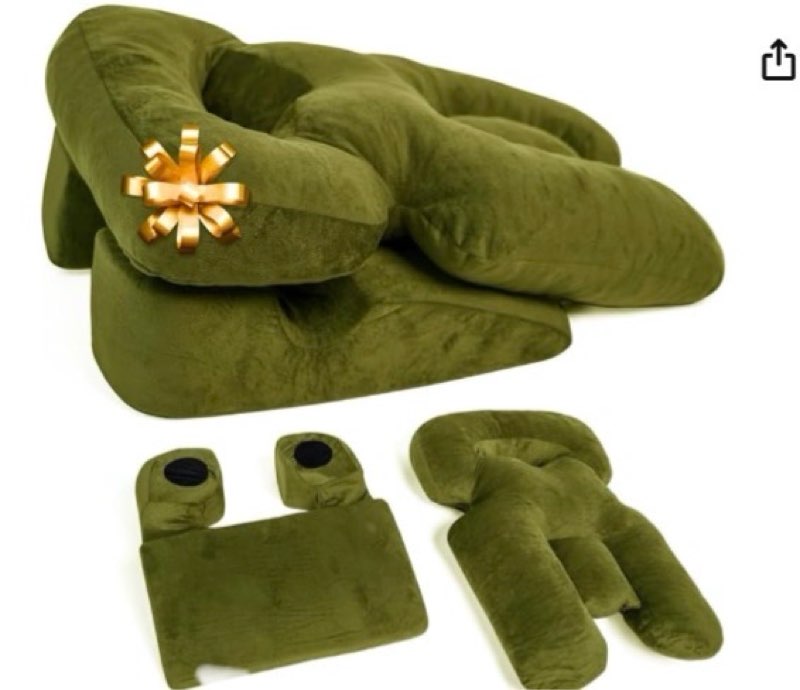 Zomaple Face Down Chair After Eye Surgery – Memory Foam, Washable Cover, & Ventilated Design – Facedown Pillow for Sleeping, BBL Equipment, Retinal & Vitrectomy Recovery