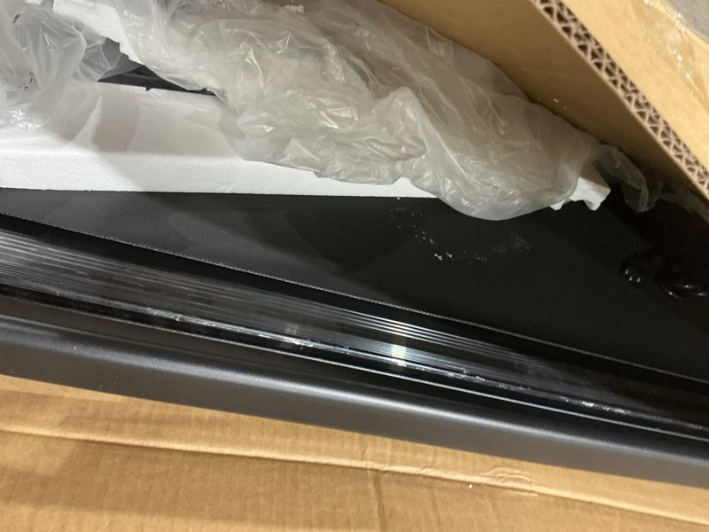 Condition photo showing As Is for walking pad treadmill with 8% incline for home office,3.0hp low noise portable folding under desk treadmill with remote control,jogging running machine,350 lbs capacity,led display,handle bar