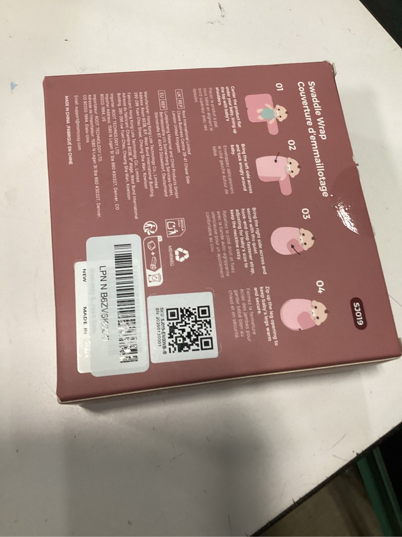 Condition photo showing New/Like New for momcozy swaddles for newborns, quiet fastener swaddle suitable for infant 0-3 months, new-parent-friendly sleep sack, reduce startle reflex, newborn boys girls registry essentials, 2-pack, serenity serenity one size (0-3 months)