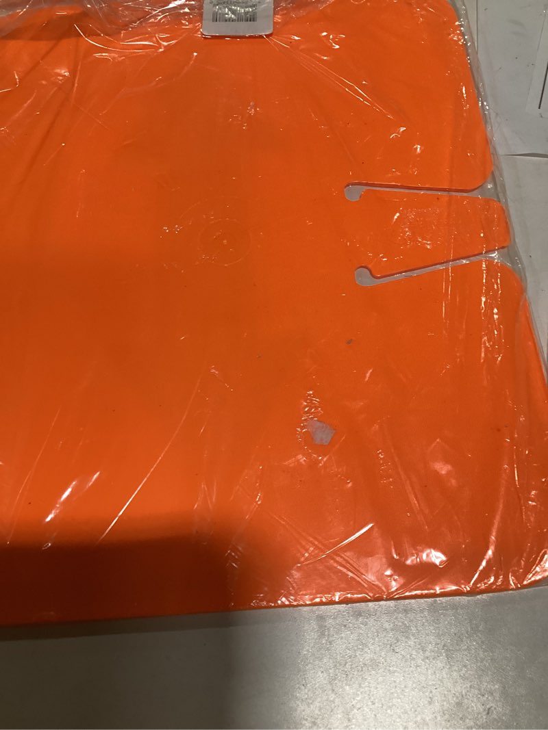 Cone Sign, Arrow Bi-Directional (black on orange) Both-Sides